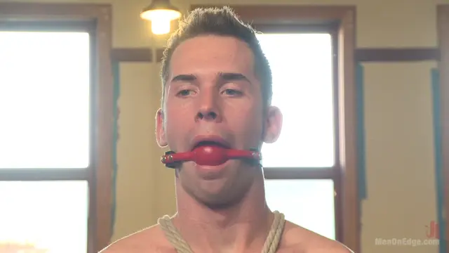 Poster: Hung stud tied up, ass fucked and made to swallow cock Poster: Hung stud tied up, ass fucked and made to swallow cock